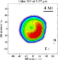 accretion disk around star