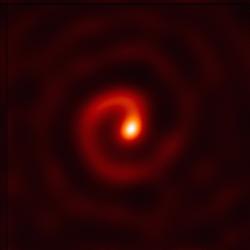 Spiral Nebula.  Image Credit: University of Sydney