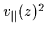 $v_{\parallel}(z)^{2}$